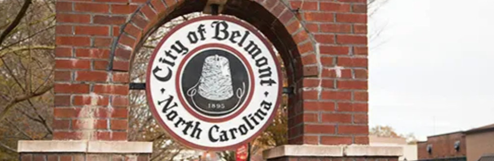 Belmont town sign