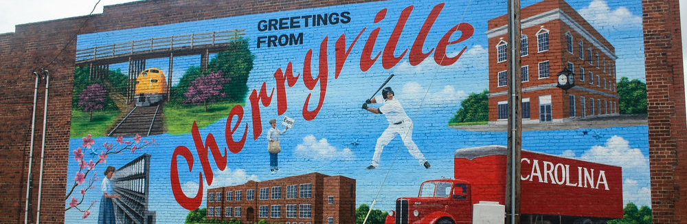 Cherryville town sign