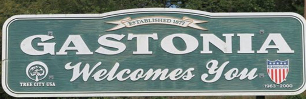 Gastonia town sign