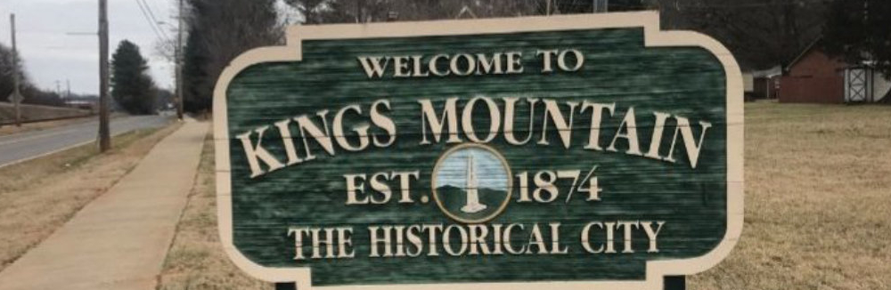 Kings Mountain town sign