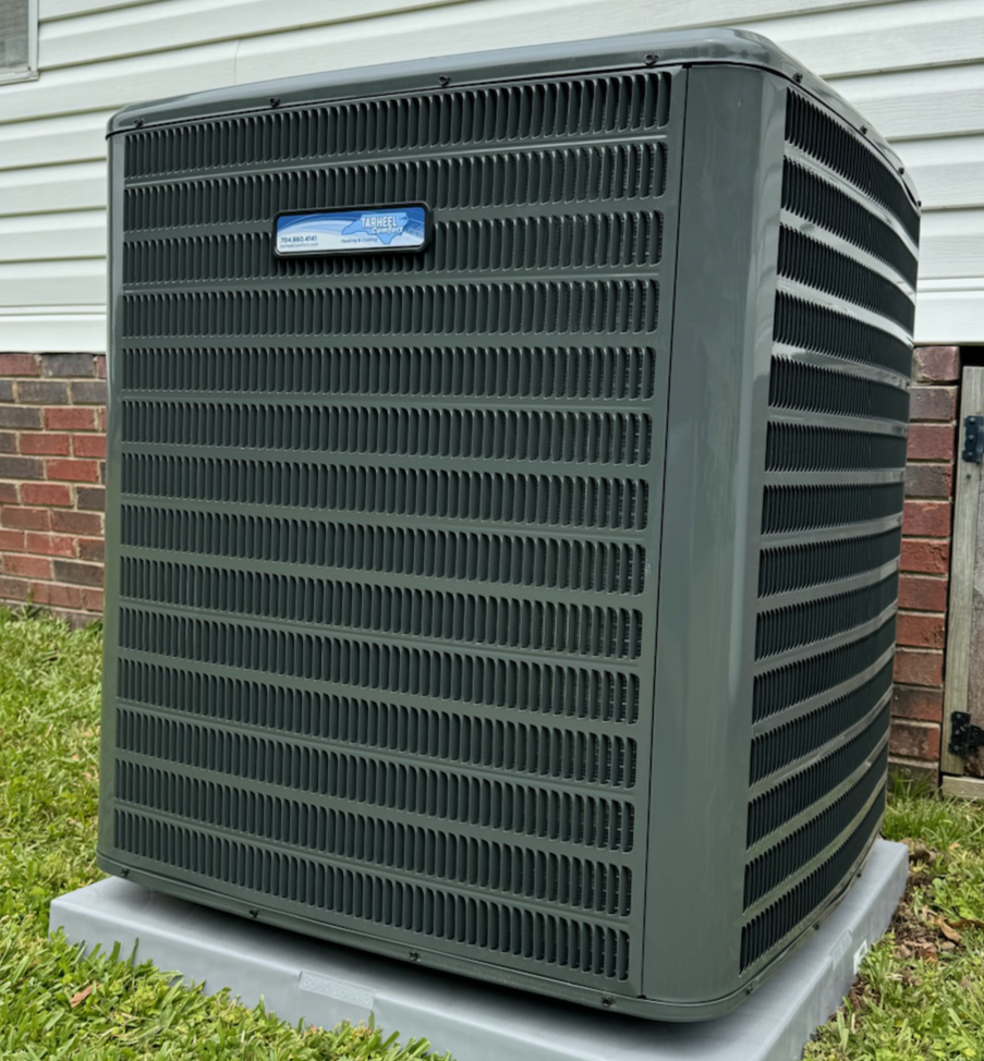 photo of installed AC Unit